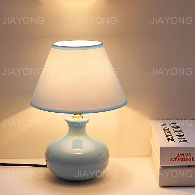 Современная Скандинавская настольная лампа керамическая AC 90 260 В прикроватная