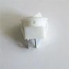 Interrupteur à bascule pour bateau rond AC 6A 125V 3A 250v, 5 pièces, bouton-poussoir marche/arrêt, 2 broches, blanc ► Photo 2/5