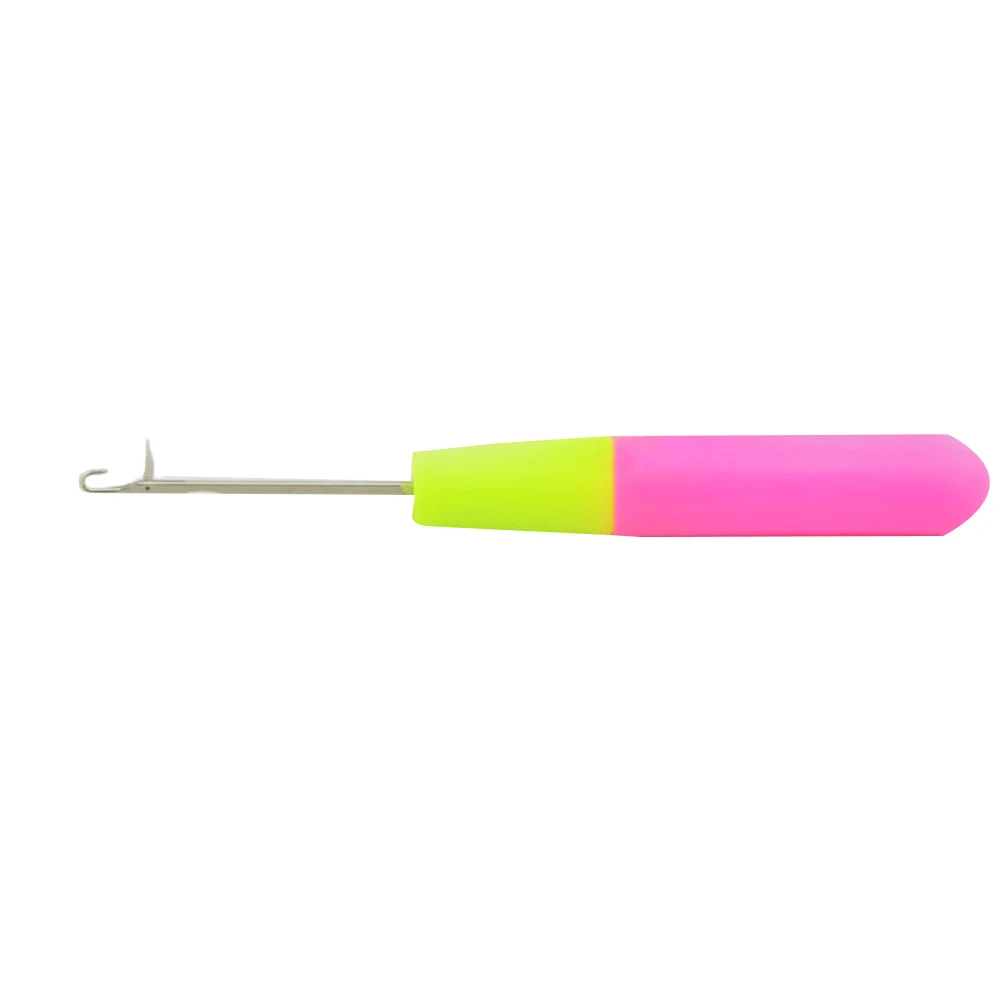 

Plastic Handle Latch Crochet Hook Hair Weave Wigs Knitting Extensions Styling Tools Carpets Making Repair Craft