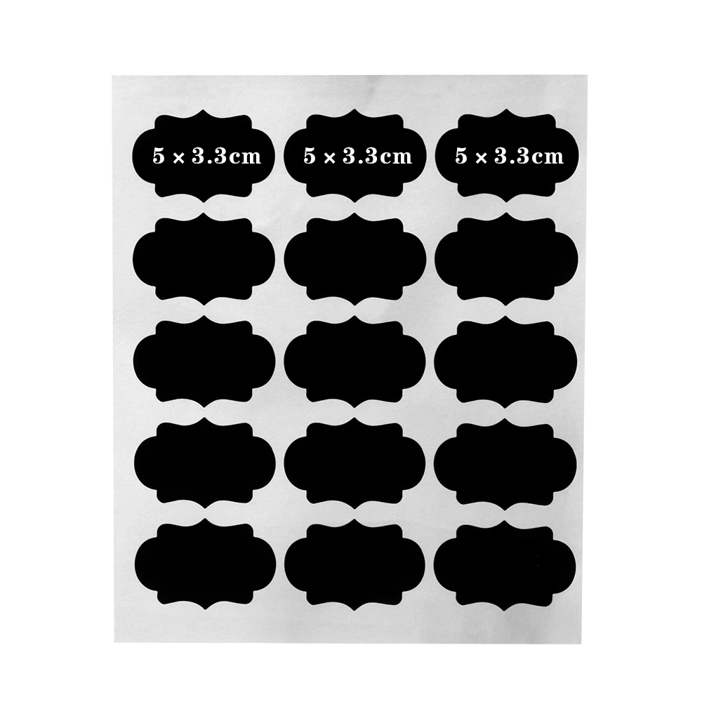 1 комплект водонепроницаемый меловая доска кухня специи этикетки наклейки дома jam Jar ярлыки на бутылки этикетки для досок Наклейки с маркером