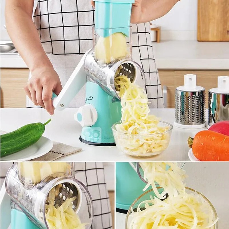 Stainless Steel Multifunctional Rotary Shredder Adjustable Spiral