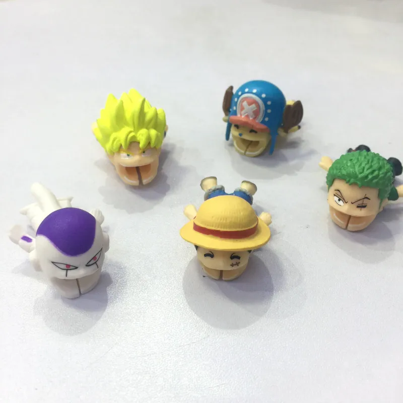 Цельный кабель Bite Dragon Ball USB протектор для телефона обмотка Органайзер Аниме фигурки безопасная защита Bite аксессуары для телефонов