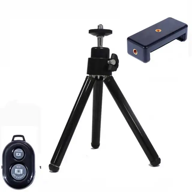 Rovtop Remote Control Tripod With Phone Holder For iphone Xiaomi