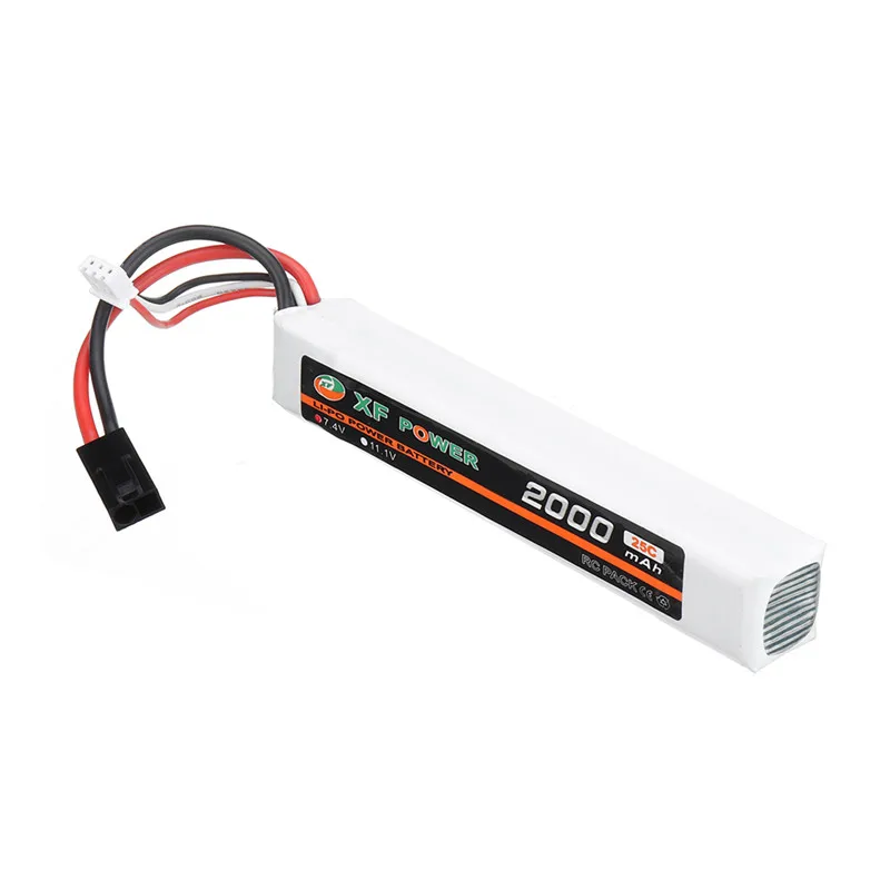 1/2/4 PCS XF 7.4V 2000mAh 25C 2S 99g Lipo Battery Small Tamiya Plug for RC Drone DIY Accessories Replacment Parts | Игрушки и хобби