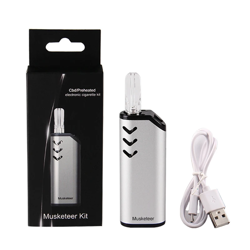 Набор электронных сигарет ECT Musketeer стартовый набор для вейпинга добавить 650 mAh vv