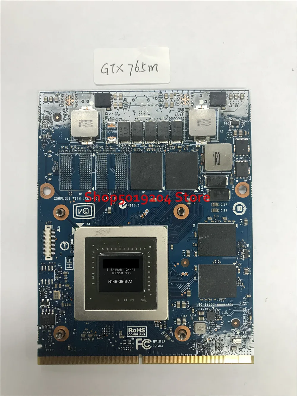 Видеокарта GTX 765M GTX765M 2 Гб Для IMAC A1311 A1312 dell Alienware M17X M18X ноутбук 765 GTX765 видеокарта 5YPW3