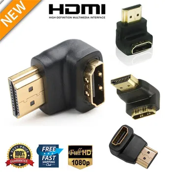 

NEW HDMI Adapter Male to Female L-type Support 4K HDCP ARC HEC Connected for Projector LCD Screen Accessories Drop Shipping