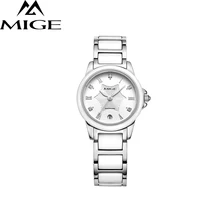 2017 real sale Brand Fashion Women Watches Waterproof Casual white Ceramicsaphire dial Ladies Watch montre Quartz Female Clock