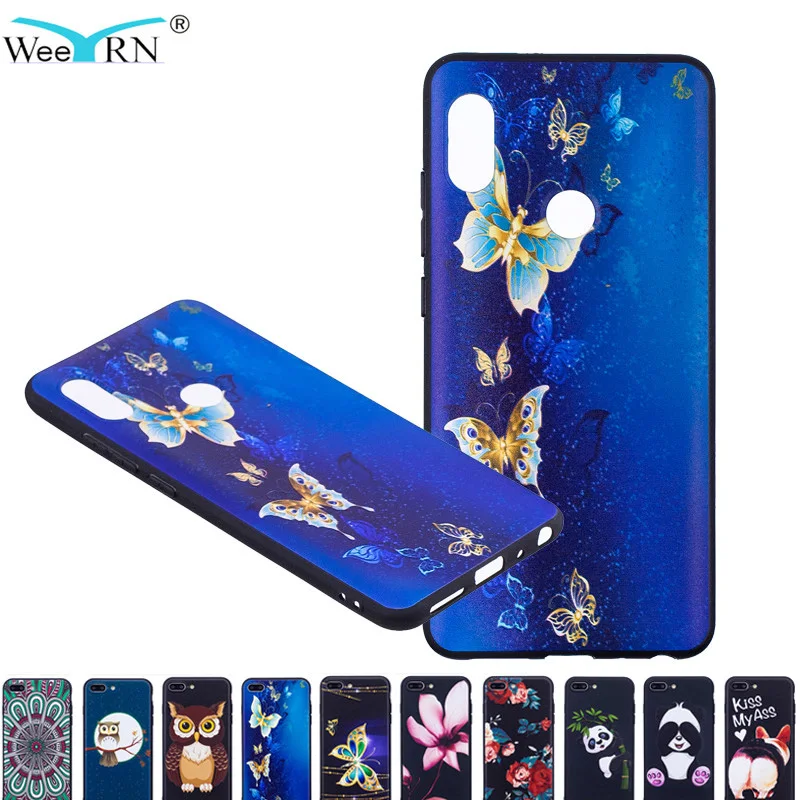 

WeeYRN Redmi Note 5 Phone Case For Xiao Redmi Note 5 Pro Prime Funda Cute 3D Soft Silicone TPU Cover for Xiaomi Redmi Note5 Pro