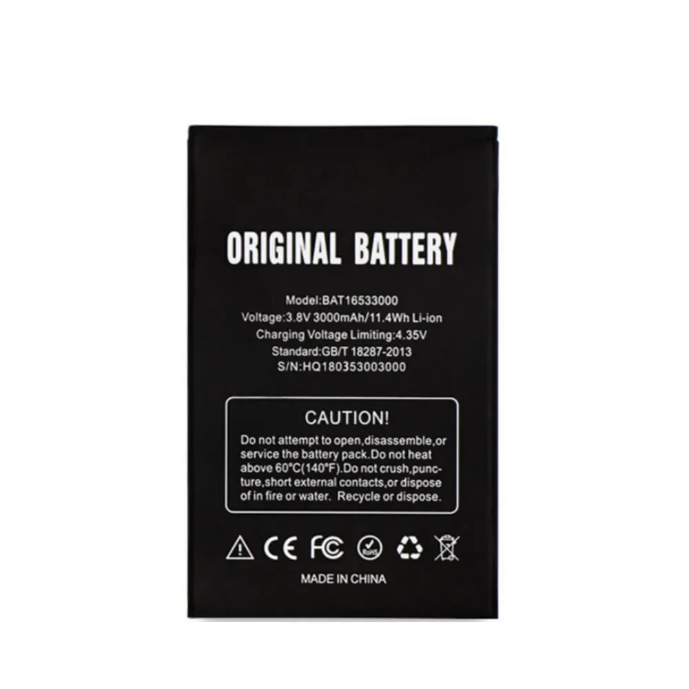 

New Doogee X9 3000mAh BAT16533000 Back up Battery Replacement For Doogee X9 Pro Smart Cell Mobile Batterie Batteries