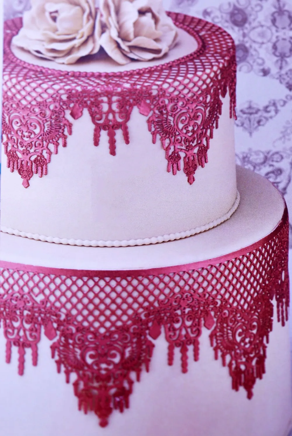New Silicone Fondant Mat Cake Decorating Styling Tools Kitchen Flower Pattern Silicone Lace Molds