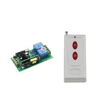 

Smart Home 2CH Receiver AC 85V 110V 220V 250V RF Wireless Remote Lighting Switch Two Buttons Transmitter for Lamps/Shutte New