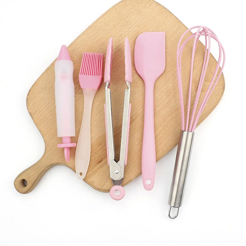 Пищевой DIY силиконовый набор для выпечки из 5 штук инструменты для торта кухня набор инструментов