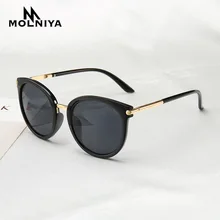 2019 Mới Kính Mát Nữ Lái Xe Gương Vintage Cho Nữ Phản Quang Thấu Kính Phẳng Kính Chống Nắng Nữ Oculos UV400(China)