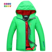 GSOU лыжная куртка для женщин, уличная ветрозащитная куртка для сноубординга, водонепроницаемая, не садится-30 градусов, женские лыжные куртки, одежда