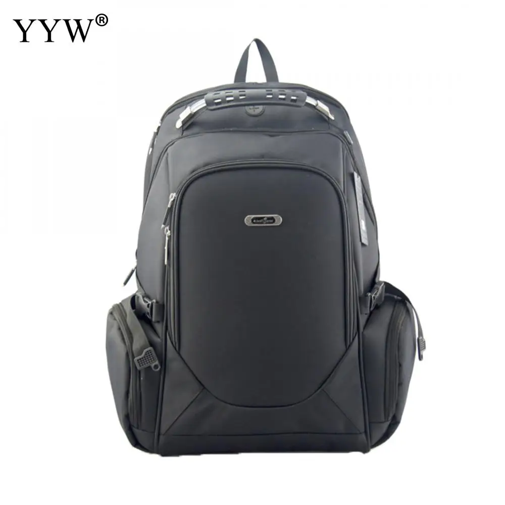 

Gray Men's Canvas Backpack Large Capacity Black Laptop Backpack Zipper Fashion Male Brpown Travel School Bag