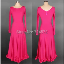 Новое поступление бальный танцевальный костюм сексуальные длинные рукава шелковое платье для женщин бальный костюм для соревнований живота 4 вида fo цвета