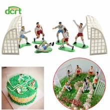 1 комплект ФУТБОЛЬНАЯ ИГРА В Футбол Спорт торт украшения вечерние украшения на вечеринку дня рождения Дети кукла игрушка для декора дома DIY подарки торт инструменты