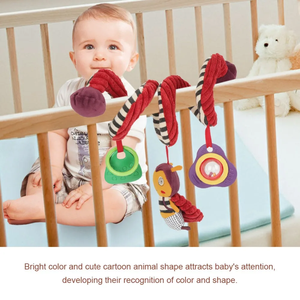 Cute Baby Crib Stroller Toy Rabbit Bunny Bear Bee Ladybird Soft