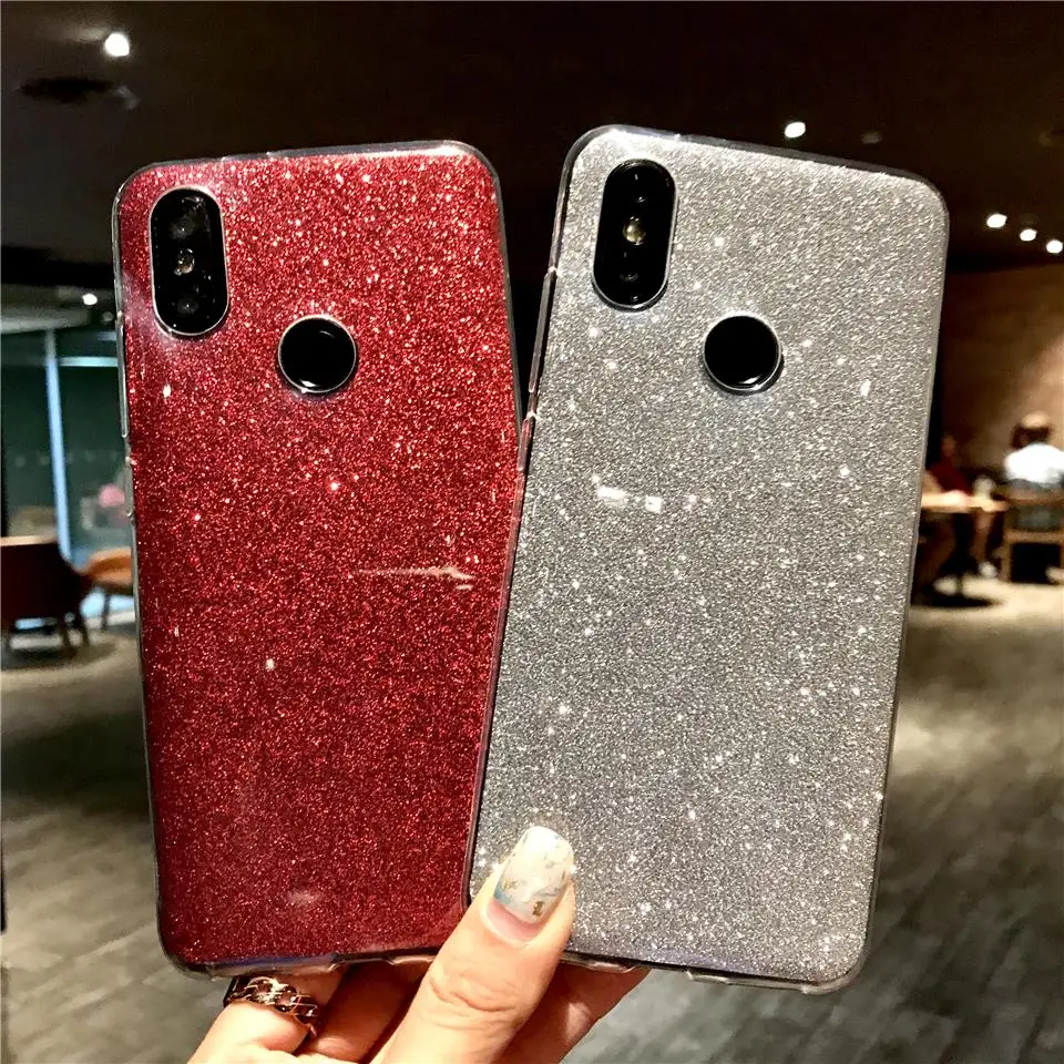 Блеск телефон чехлы для XiaoMi 9 SE 8 Lite A2 A1 играть RedMi Go S2 Примечание 7 6 Pro 5 плюс 6A 5A 4A 4X