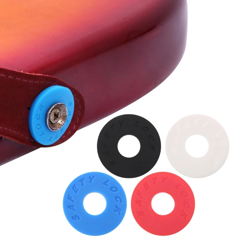 

1pc Electric Guitar Strap Locks Blocks Rubber Material Bass Guitar Strap Lock Guitar Parts & Accessories