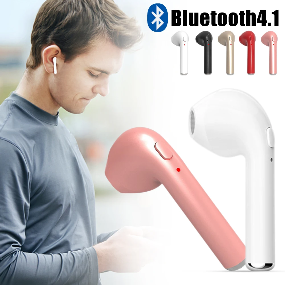 

i7s TWS Wireless Bluetooth Earphone Stereo Portable Sport Headset Handsfree Calls Earbud For Apple Iphone Android smart phones