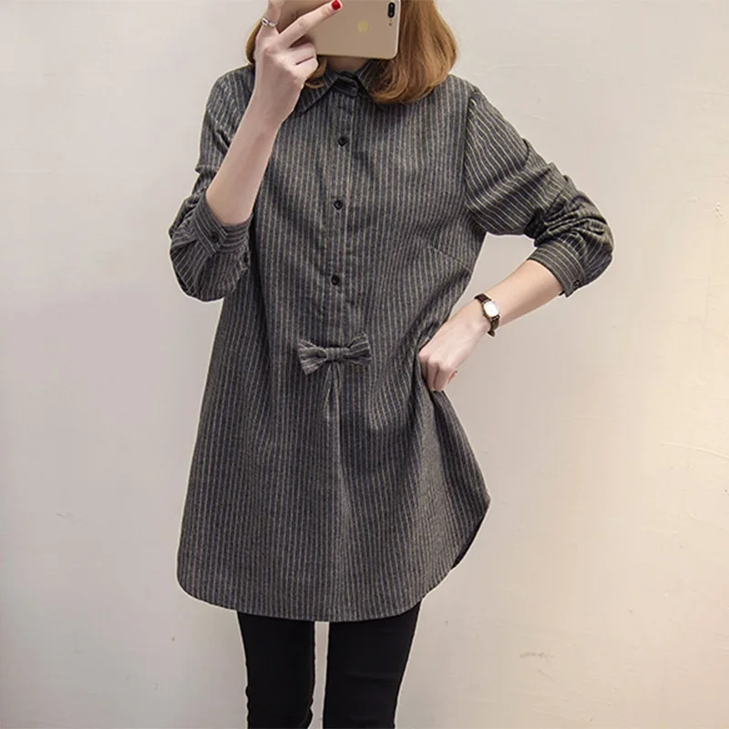 XL 5XL большие размеры топы осенняя Женская одежда модная повседневная Свободная