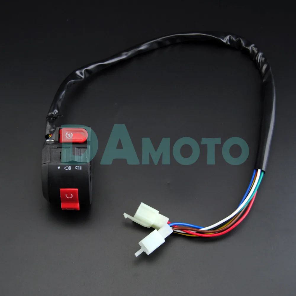 Electrics Wiring Harness Loom Quad Cluster Switch KEY SWITCH 50cc 70cc 90cc 110cc 125cc 140cc ATV Quad Bike Buggy Go Kart DAMOTO-in ATV Parts & Accessories ...
