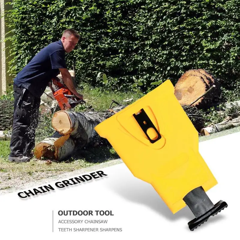 

Saw Chain Sharpening Tool Woodworking Chain Saw Grinder Fast Chain Sharpen Grinding Tool w/Grindstone Dropshipping