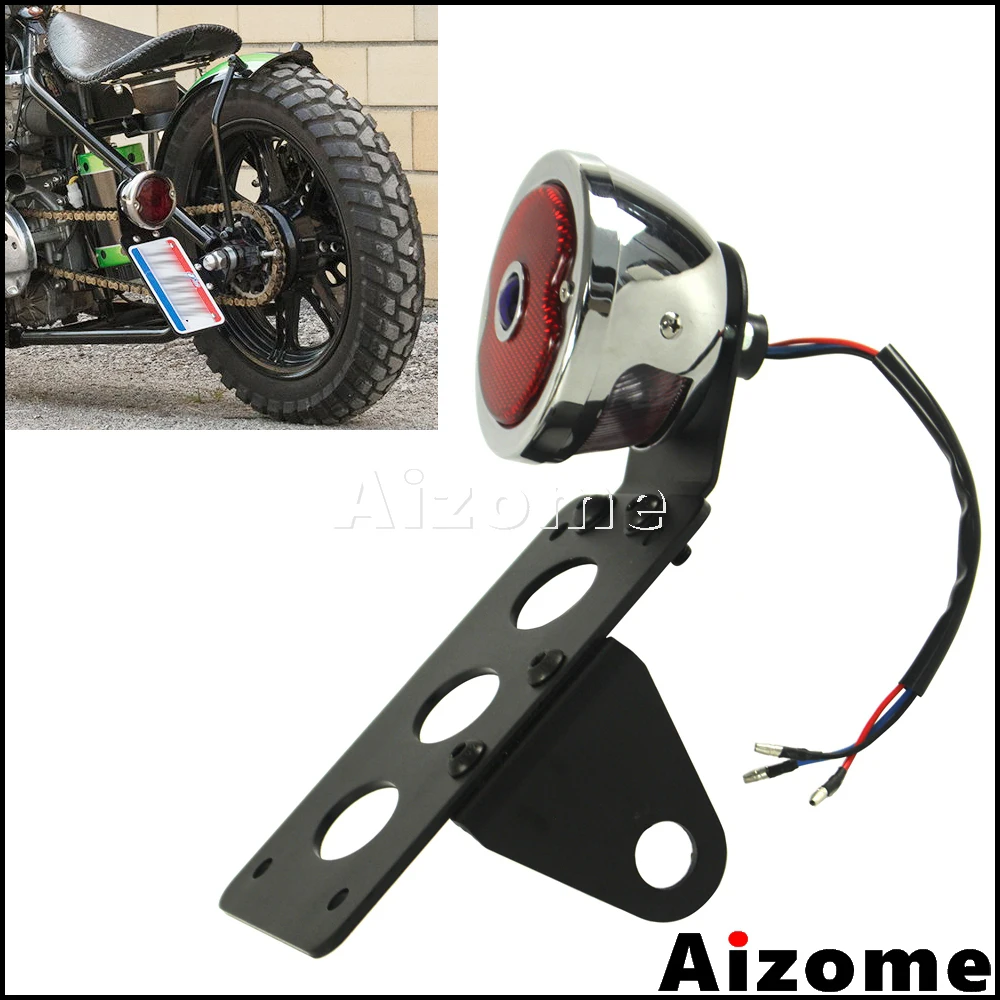 Motorcycle Side Mount Taillight Duolamp Brake Lamp Led For Replica Stop