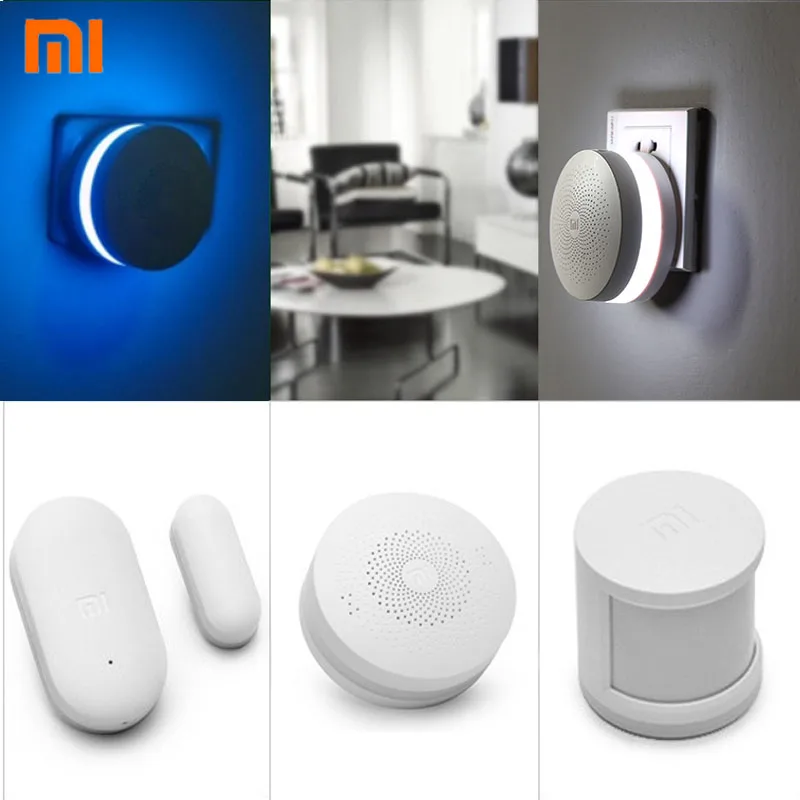  2017 Original Xiaomi Smart Home Kit Automatic Security System Gate way Wireless Switch Human Body S