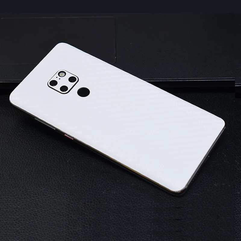 3D Carbon Fiber Film For Huawei Mate 20 Pro Leather Wooden Skin Back Stickers For Huawei Mate 20 Pro Protective Film Mate 20 Pro (1)