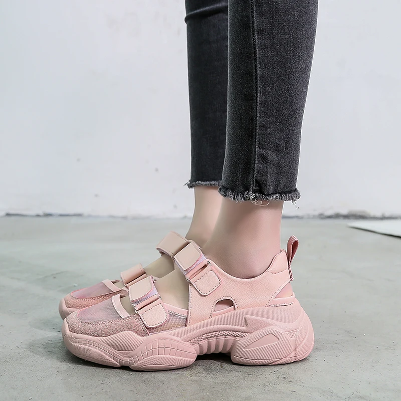 Г., летняя повседневная обувь из сетчатого материала дышащая обувь на платформе, кроссовки женские эспадрильи, кроссовки zapatos mujer f247