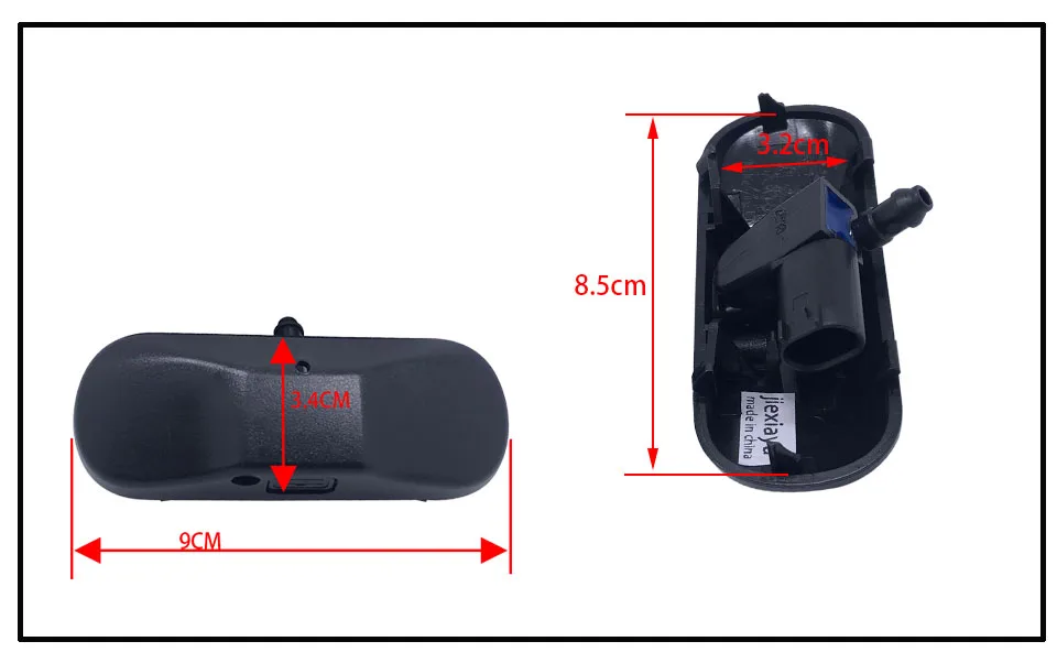 2 шт. омыватель ветрового стекла струйная Распылительная насадка с подогревом для Passat B6 Jeta Golf CC Caddy tiguan 2KD 955 986 5M0 955 986 C