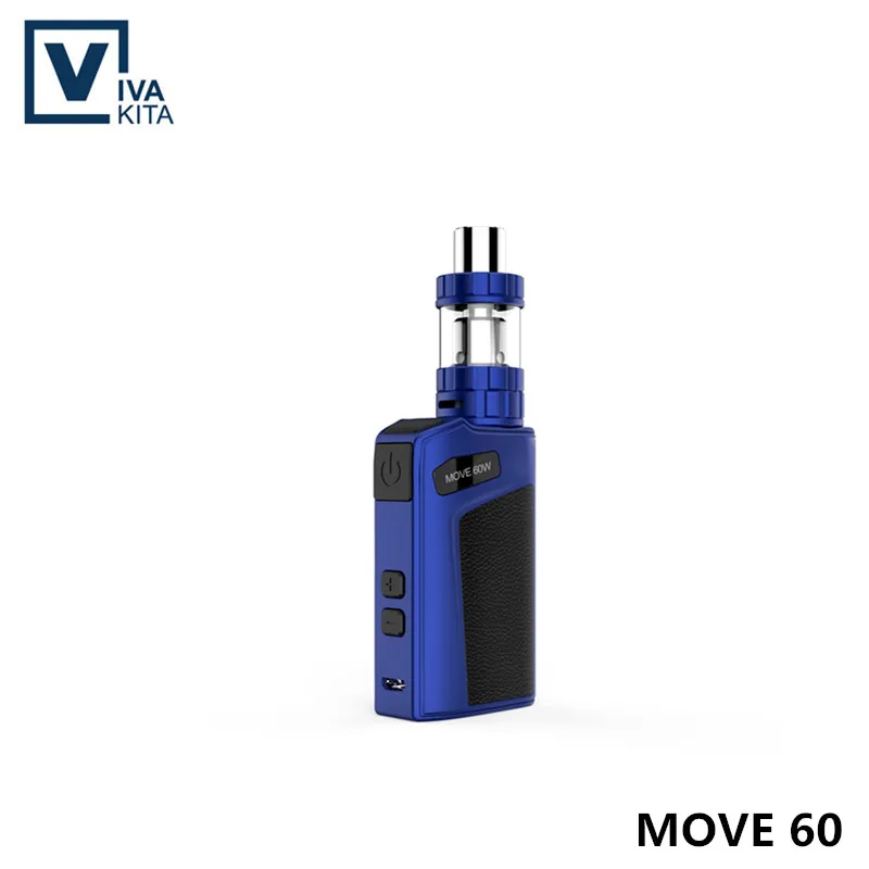 Электронная сигарета 2100 мАч Vivakita vape Move 60 комплект со встроенной батареей Вт