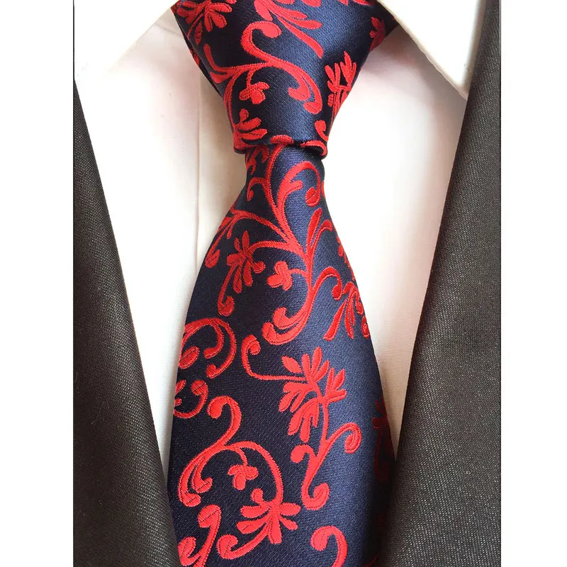 Продавец фабрики 8 см мужской классический галстук шелк жаккард цветок цветочный галстук Галстуки мужской деловой, для жениха аксессуары для галстуков - Цвет: ET11