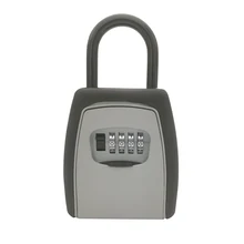 Замок открытый сейф с ключом ключи коробка для хранения замок использовать пароль замок сплав Материал ключи крюк безопасности Органайзер коробки