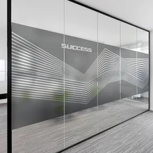 Поворотная прозрачная Непрозрачное стекло пленка креативная Коммерческая стеклянная наклейка пленка окно компания офис бизнес