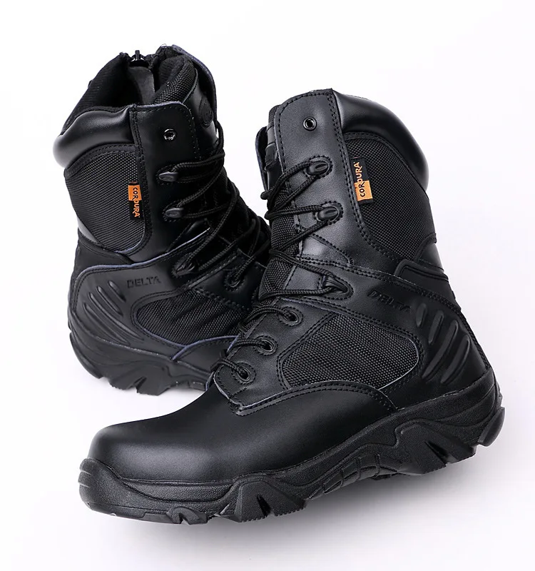 Мужские военные тактические ботинки Delta, высокое качество, водонепроницаемая Нескользящая Уличная обувь для путешествий, черные кроссовки для мужчин, походная обувь