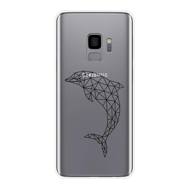 Чехол для телефона с изображением кота собаки лисы оленя Samsung Galaxy Note 4 5 8 9