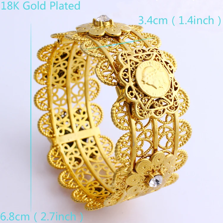 68mm Dubai Estilo da Cor do Ouro