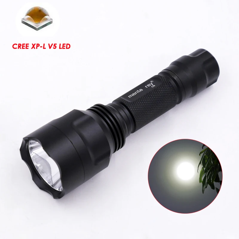 C8 CREE XP-L V5 1200 лм фонарик светодиодные фонарики SMO охотничий фонарь светодиодный