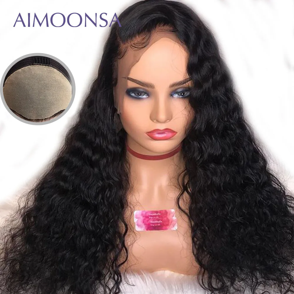 

13x6 Silky Straight Fake Scalp Wig Deep Part Glueless Curly Wigs Lace Front Wigs With Baby Hair Undetactable Lace Remy Hair