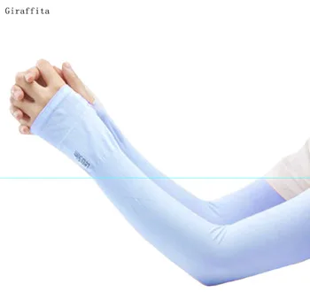 Section Drove Uv Sunscreen Half Finger Cuff Sunscreen Arm Sleeves Hand Protection Women Men Fingerless Long Gloves