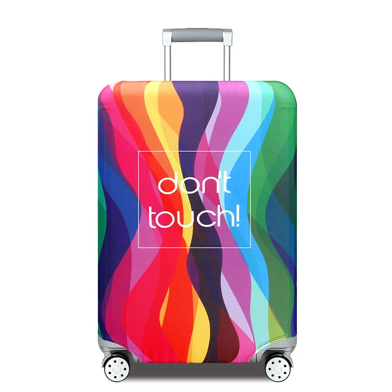 A Case Cover Толстый дорожный костюм чехол Чехол туристические Аксессуары 19-32 дюймов эластичные багажные чехлы чехол на колесиках пылезащитный чехол - Цвет: A Case Cover