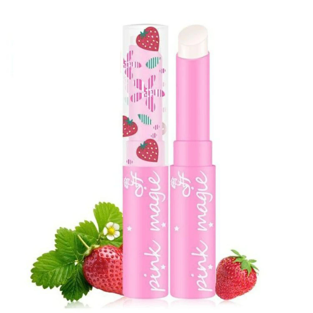

1PC Magic Strawberry Temperature Changing Color Lipstick Moisturizer Waterproof Lip Cream Lipstick Maquillajes Para Mujer TSLM2
