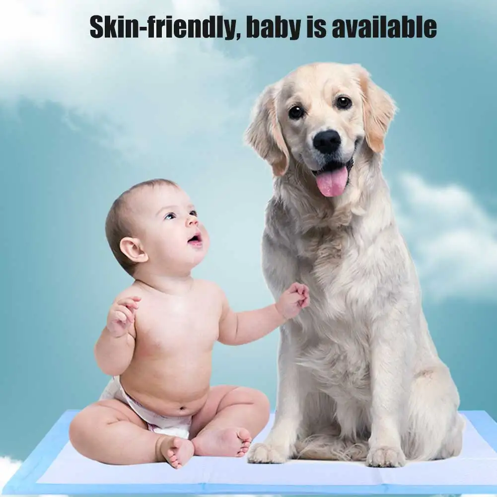 

Disposable Pet Training Puppy Pads Super Absorbent Leak-Free Dogs Pee Pads -Drop