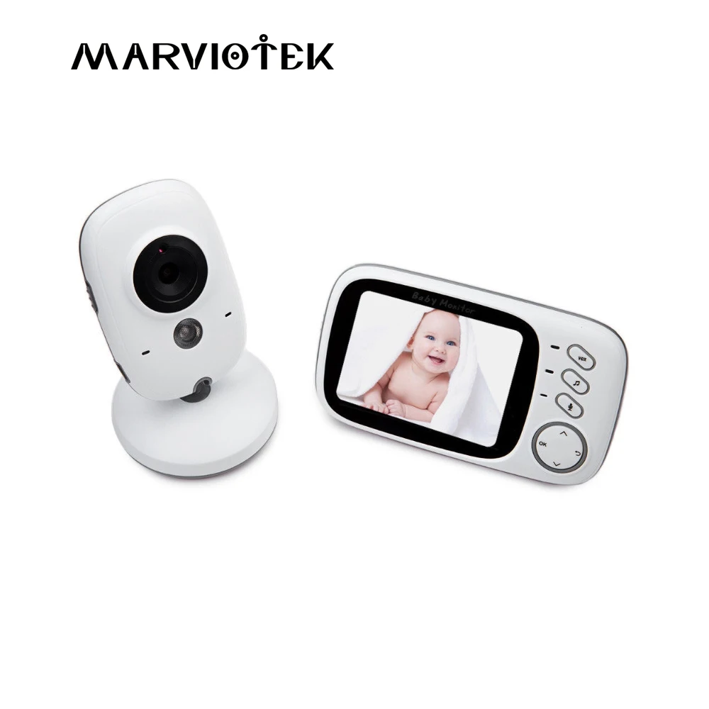 

3.2 inch Baby Monitor Wireless Video Color High Resolution Baby Security Camera Night Vision Temperature Monitoring Mini Camera