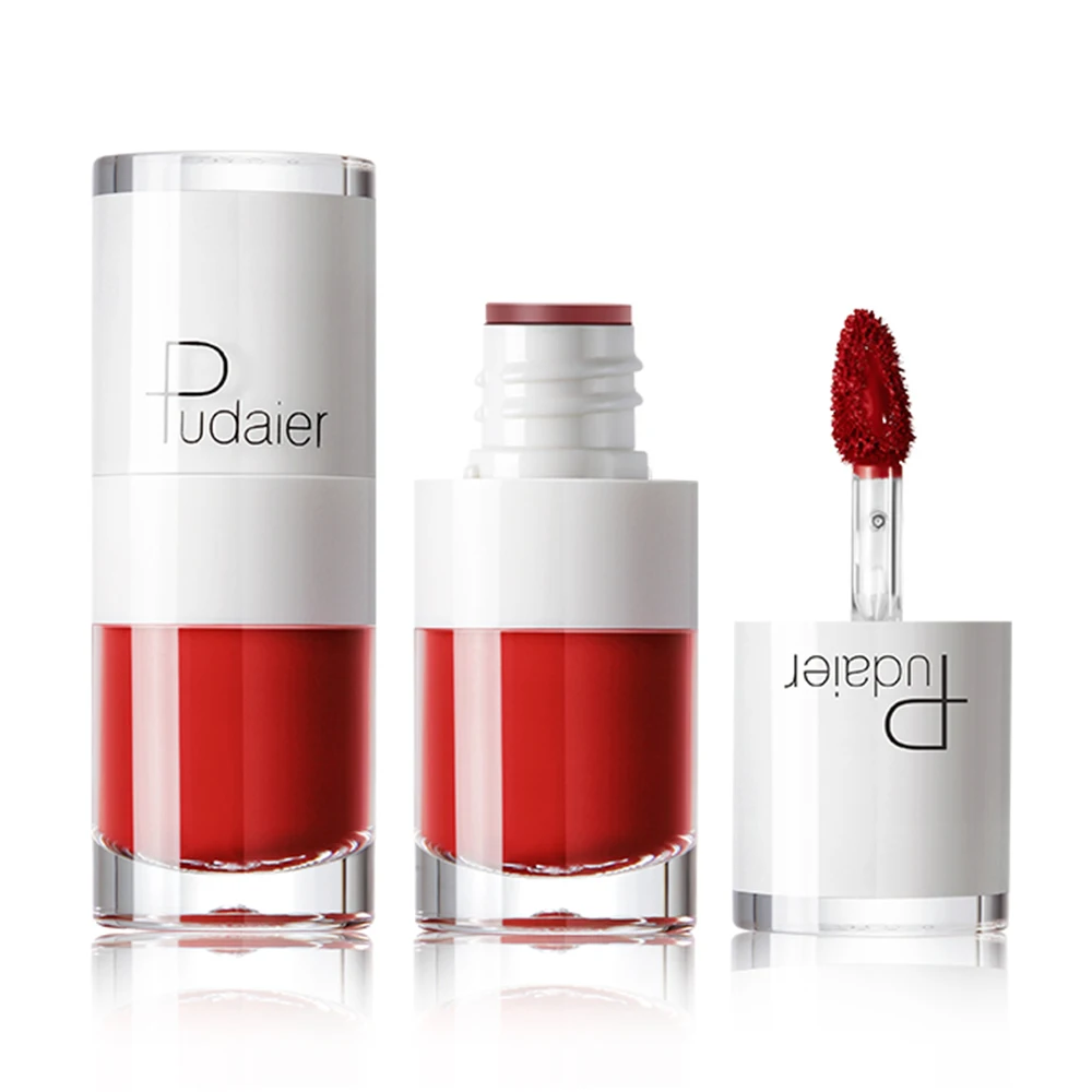 

Pudaier 16 Colors Matte Liquid Lip Gloss Lasting Moisturizing Waterproof Non-stick Cup Lip Glaze Nude Maquiagem TSLM2