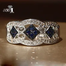 yayi jewelry fashion princess cut huge 22 ct blue zircon silver color engagement rings wedding rings - Huge Wedding Rings yayi jewelry fashion princess cut huge 22 ct blue zircon silver color engagement rings wedding rings - Huge Wedding Rings